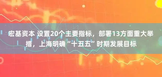 宏基资本 设置20个主要指标，部署13方面重大举措，上海明确“十五五”时期发展目标