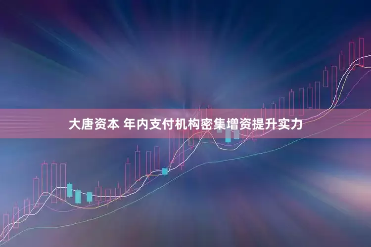 大唐资本 年内支付机构密集增资提升实力